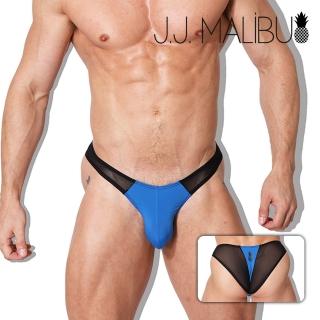 【J.J.MALIBU】撞色拼接透膚三角內著 BANG BANG BRIEFS(透氣/舒適/三角/運動/健身/性感/派對/iMen)