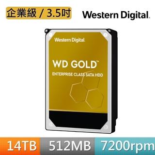 【WD 威騰】金標 14TB 企業級 3.5吋 SATA硬碟(WD141KRYZ)