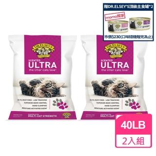 【DR.ELSEY'S】貓砂40LB*2+主食罐*2