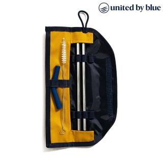 【United by Blue】防潑水吸管收納包組 Straw Kit 814-093 素色款(休閒 旅遊 居家 撥水 環保吸管 餐具)