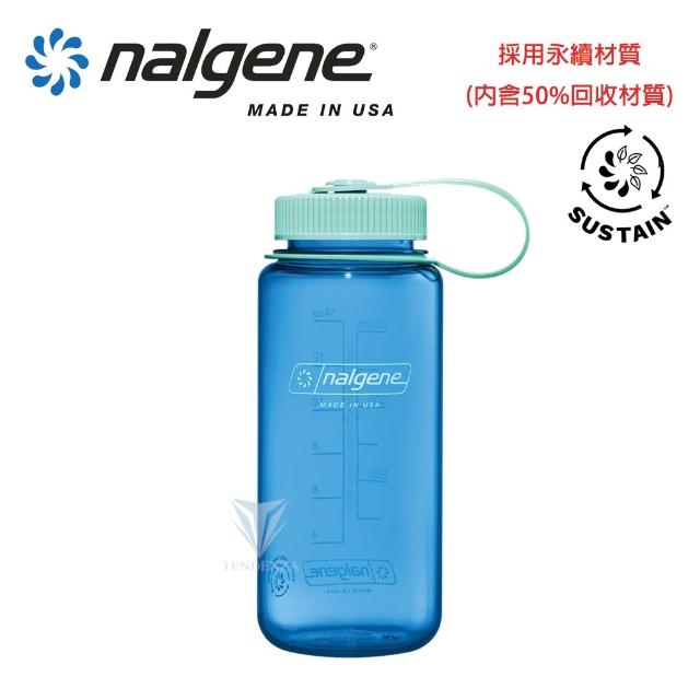 【NALGENE】500cc 寬嘴水壺(美國製造/Tritan Renew/Sustain 永續系列)