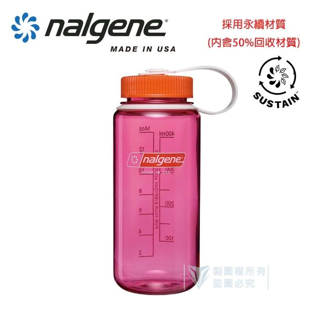 【NALGENE】500cc 寬嘴水壺(美國製造/Tritan Renew/Sustain 永續系列)