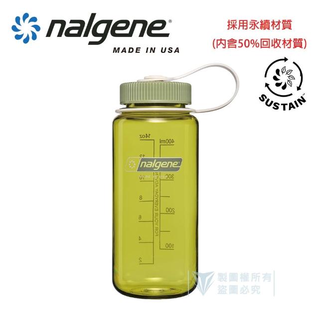 【NALGENE】500cc 寬嘴水壺(美國製造/Tritan Renew/Sustain 永續系列)