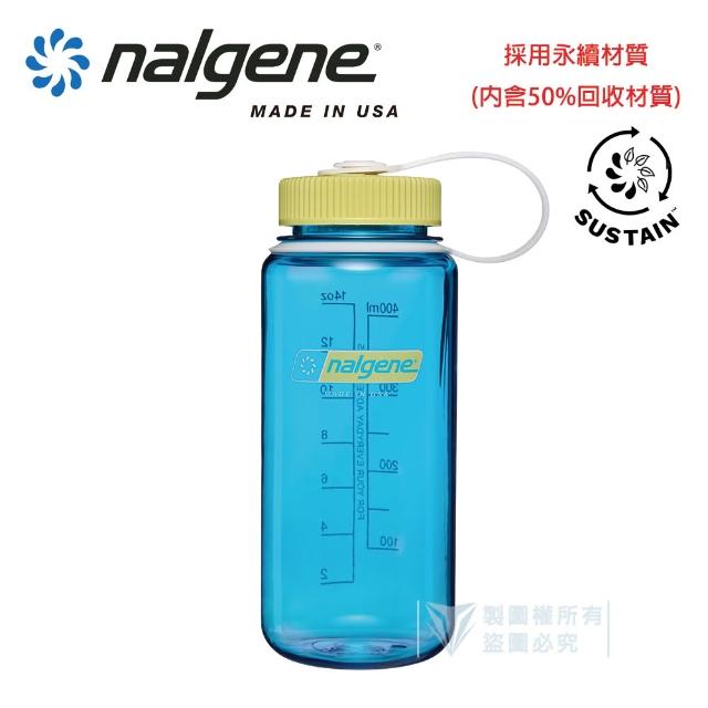 【NALGENE】500cc 寬嘴水壺(美國製造/Tritan Renew/Sustain 永續系列)