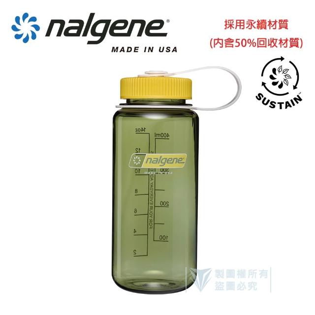 【NALGENE】500cc 寬嘴水壺(美國製造/Tritan Renew/Sustain 永續系列)