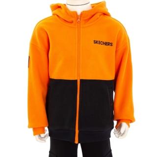 【SKECHERS】男童拉鍊連帽外套(P421B017-01LP)