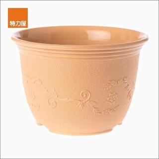 【特力屋】富貴花盆 5吋 土黃色