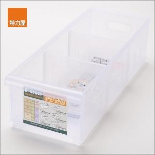 【特力屋】組LF-1004 FINE隔板整理盒附輪-淺型W16.8-2入