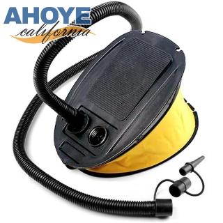 【AHOYE】超輕耐用牛津布腳踩打氣筒 腳踏打氣筒 充氣幫浦