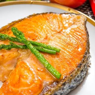 【鮮綠生活】帝王級特厚智利鮭魚切片(380g±10%/片 共6片)