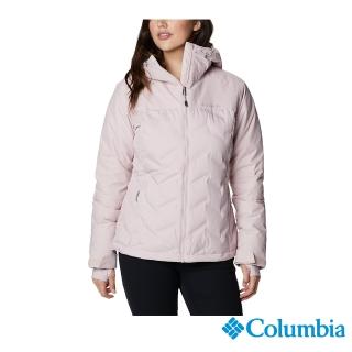 【Columbia 哥倫比亞】女款- 防水Omni-Heat鋁點保暖650FP羽絨外套-粉紅(UWR02280PK / 保暖.防水.羽絨)