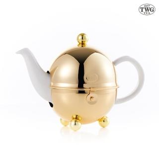 【TWG Tea】爵士金現代藝術系列茶壺(白色/500ml)