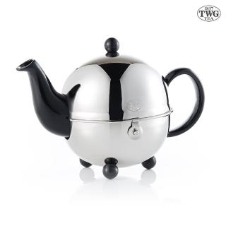 【TWG Tea】現代藝術系列茶壺(黑色/900ml)