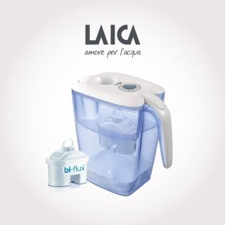 【LAICA 萊卡】旗艦館 Venezia 大容量高效雙流 濾水壺(3.7L)