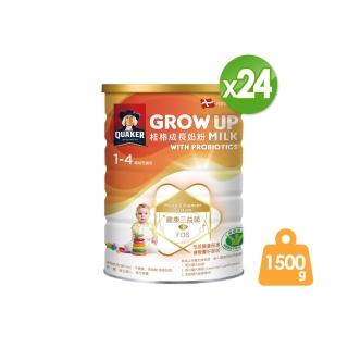 【QUAKER 桂格】三益菌成長奶粉1500gx24罐