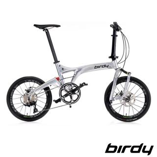 【Birdy】NewBirdyⅢ R20 11SP 11速20吋公路車幾何前後避震折疊車-精拋光銀(鳥車 三代鳥)