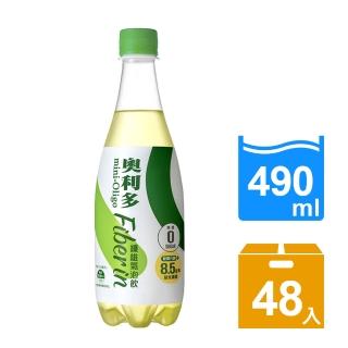 【金車/伯朗】奧利多Fiber in纖維氣泡飲 490mlx2箱(共48入)