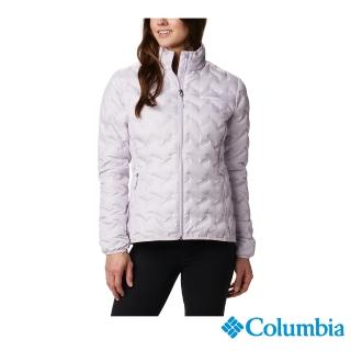 【Columbia 哥倫比亞】女款-Omni-Heat女保暖650羽絨立領外套-淺紫(WR02590GY / 保暖.防潑水.羽絨)