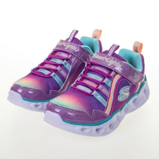 【SKECHERS】女童系列 HEART LIGHTS 燈鞋(302308LPRMT)
