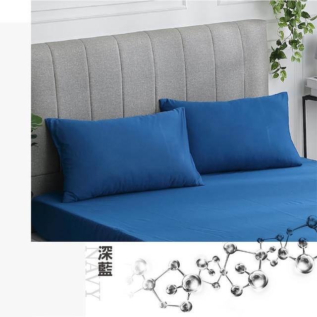 【ISHUR 伊舒爾】銀離子抗菌防水透氣保潔墊枕頭套2入組(台灣製造/3M專利技術/枕套)