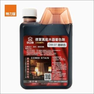 【特力屋】水油通用木器著色劑 咖啡色 400ml