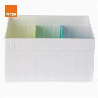 【特力屋】日本 Inomata 三格收納盒 白色 型號4752