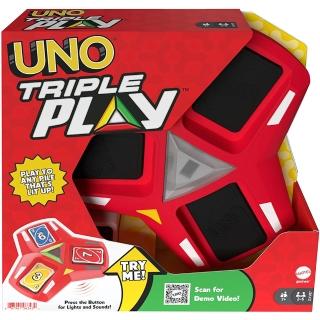 【MATTEL 美泰兒】UNO 三重樂