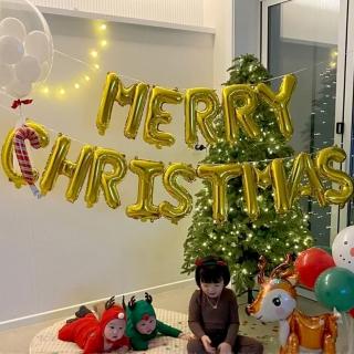 Merry Christmas聖誕節字母鋁模氣球-金色(聖誕節 聖誕節佈置 聖誕 氣球 佈置)