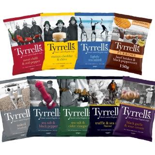【Tyrrells】泰勒思英國洋芋片 無麩質 135g-150g/包(任選口味)