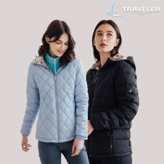 【TRAVELER 旅行者】女款雙機能防水撥水羽絨外套_212TR913-12.51(雙機能/防水羽絨外套)