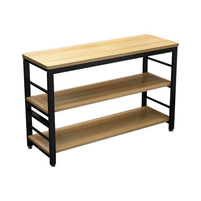 【Incare】多功能廚房可調三層鋼木置物架(3色任選/100x40x80 cm)