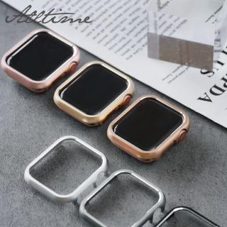 【ALL TIME 完全計時】Apple Watch S7/6/SE/5/4 42mm  輕量鋁合金邊框手錶保護殼