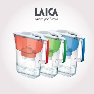 【LAICA 萊卡】3.0L西西里雙流濾水壺(1壺1芯 3色可選)