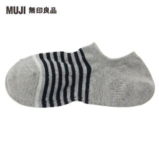 【MUJI 無印良品】男棉混淺口橫紋直角襪(共4色)