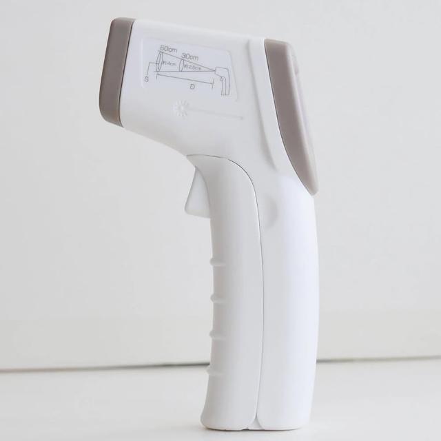 【DRETEC】日本 Dretec 料理用溫度計 紅外線非接觸型烹飪溫度計 白色(O-604WT 非供測體溫用)