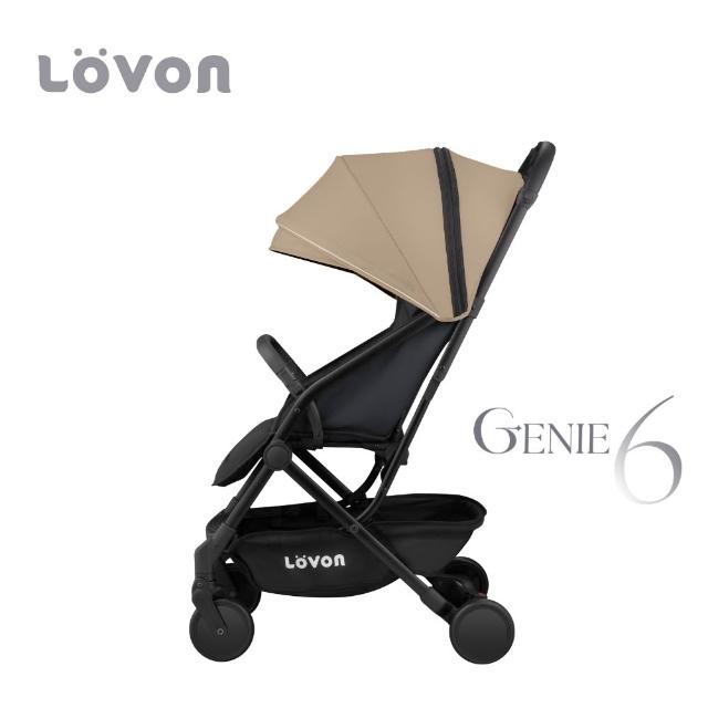 【LOVON】GENIE6代 輕量秒收嬰兒推車(2026全新升級款 單手秒收 可登機 全罩遮篷 嬰兒推車/手推車/輕量推車)