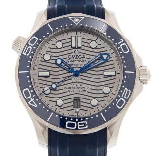 【OMEGA 歐米茄】全新海馬同軸擒縱大師天文台橡膠錶款x灰x42mm(210.32.42.20.06.001) 送禮推薦