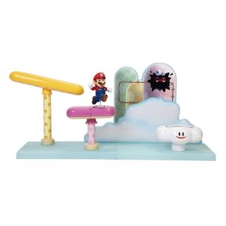 【Nintendo 任天堂】瑪利歐2.5吋棉花糖雲海遊戲組