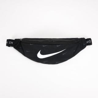 【NIKE 耐吉】Nike Heritage Hip Pack - Swoosh    男女 腰包 胸包 休閒 黑白(DC7343-010)