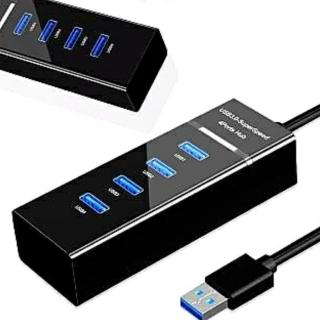 【Ainmax 艾買氏】USB 3.0 HUB 分線器 分接器 排插 集線器 插座 充電器(1拖4 1對4)