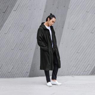 【MECOVER】晴雨兩穿保暖全能風雨衣 夜光黑-反光特仕版(防風.防水.透氣.快收)