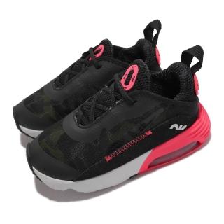 【NIKE 耐吉】休閒鞋 Air Max 2090 SP TD 童鞋 氣墊 舒適 避震 套腳 小童 穿搭 黑 紅(CW7411-600)