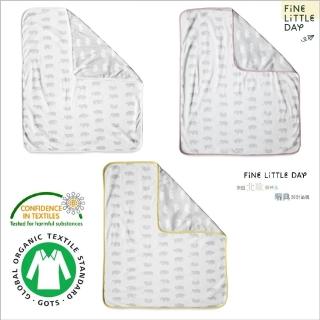 【北歐瑞典 FINE LITTLE DAY】BJORN ECO CHILD BLANKET(小熊熊有機棉毯平織毯-三色可選)