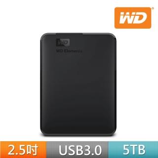 【WD 威騰】★Elements 5TB 2.5吋行動硬碟