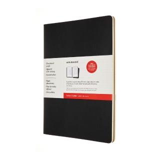 【MOLESKINE】CAHIER輕便筆記本SUBJECT(A4型黑牛皮)