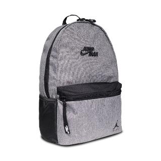 【NIKE 耐吉】後背包 Jordan Backpack 男女款 喬丹 飛人 大容量 筆電夾層 水壺袋 灰 黑(JD2213011GS-002)