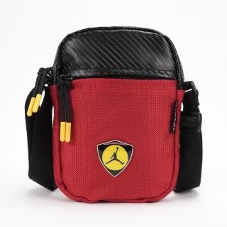 【NIKE 耐吉】Nike Jordan Moto Festival Bag    側背包 斜背 法拉利 喬丹 紅黑(DV5364-657)