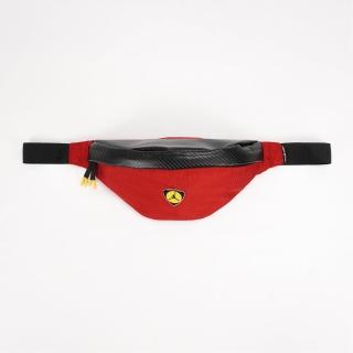 【NIKE 耐吉】Nike Jordan Moto Crossbody Bag    腰包 斜背包 法拉利 喬丹 紅黑(DV5369-657)