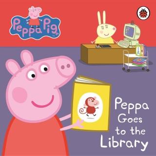 【Song Baby】Peppa Pig：Peppa Goes To The Library 佩佩豬上圖書館(硬頁書)
