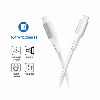 【MYCELL】100W TYPE-C TO TYPE-C 全兼容充電線 傳輸線 2M